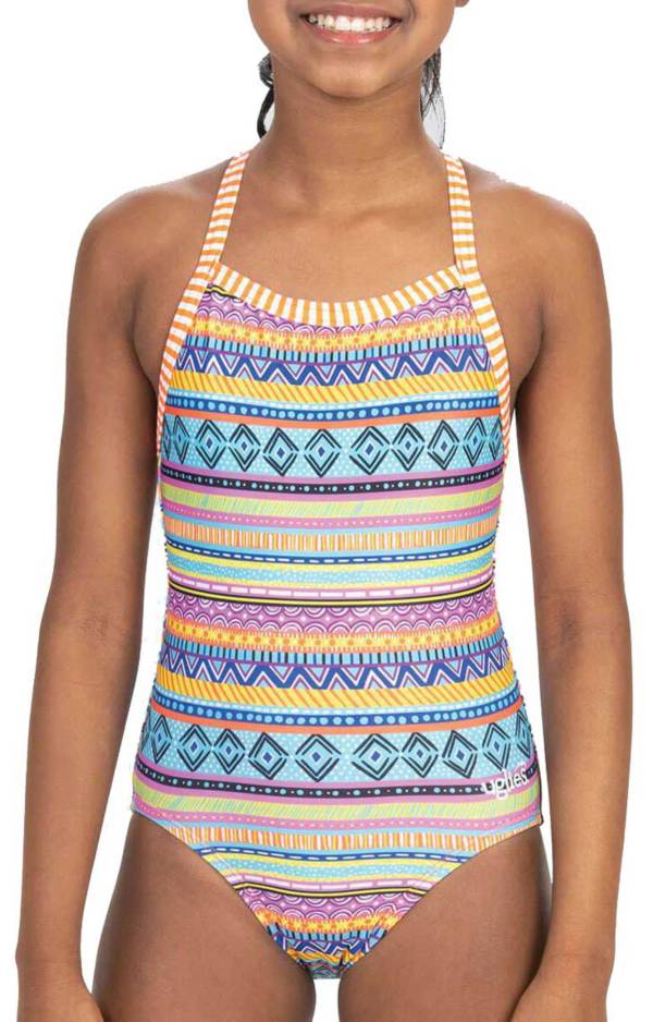 Dolfin Uglies Girls' Printed One Piece Swimsuit