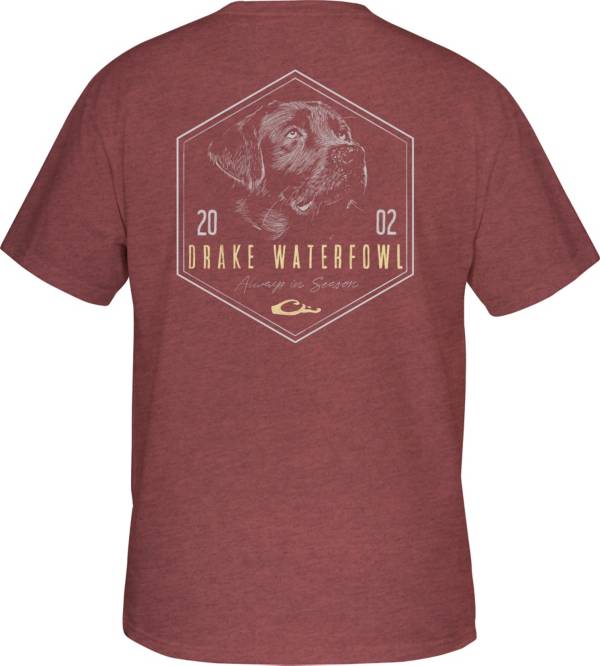 Drake Waterfowl Men's In The Zone Black Lab T-Shirt