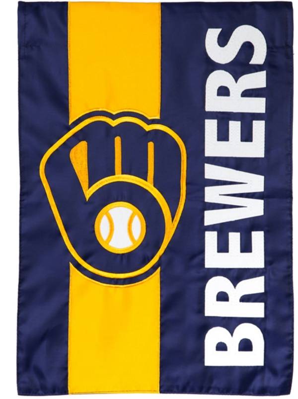 Evergreen Milwaukee Brewers Embellish House Flag