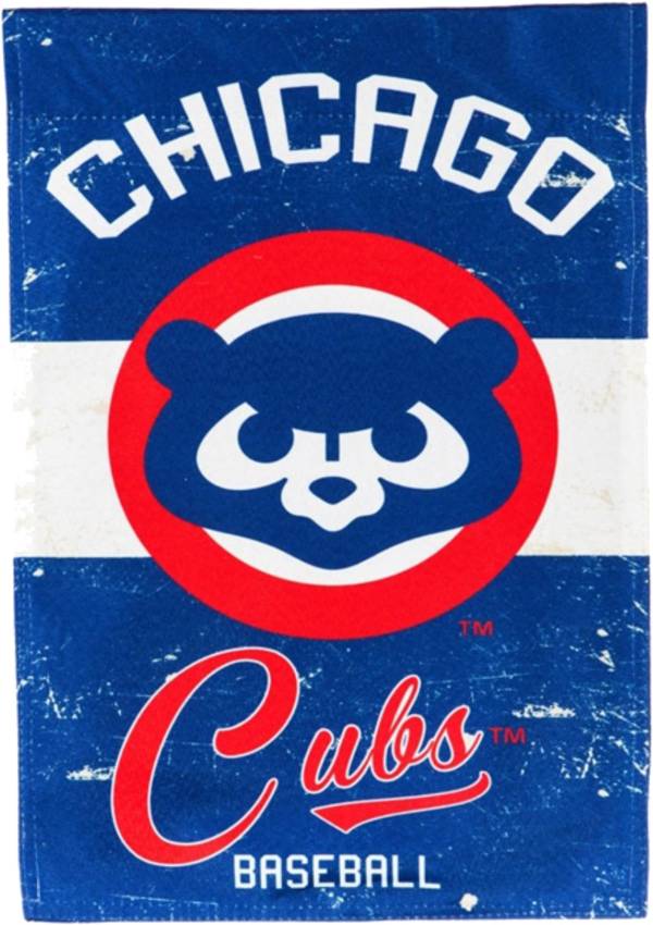 Evergreen Chicago Cubs Vintage Garden Flag