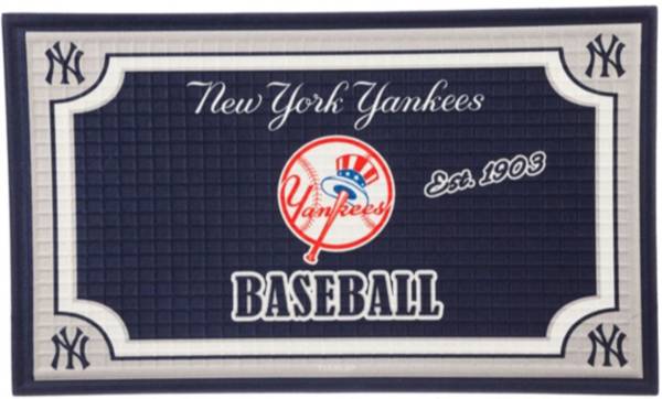 Evergreen New York Yankees Embossed Door Mat