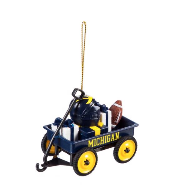 Evergreen Enterprises Michigan Wolverines Team Wagon Ornament