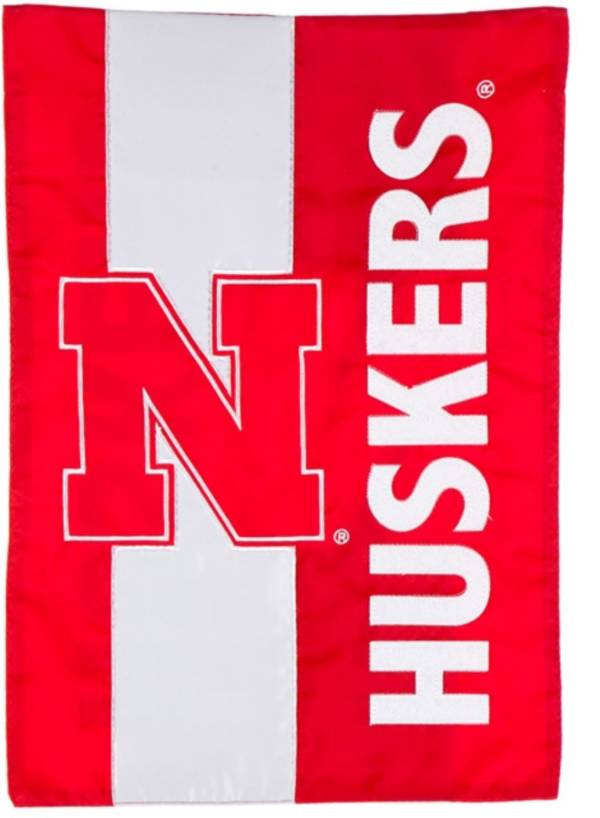 Evergreen Nebraska Cornhuskers Embellish Garden Flag