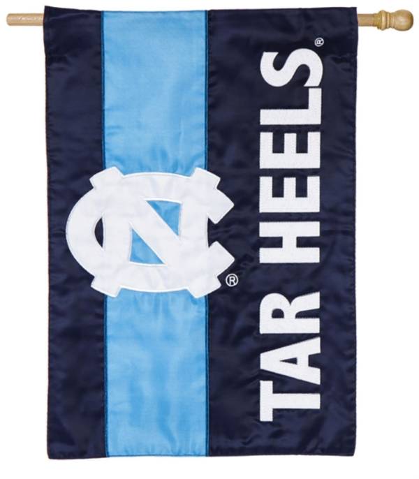 Evergreen North Carolina Tar Heels Embellish House Flag