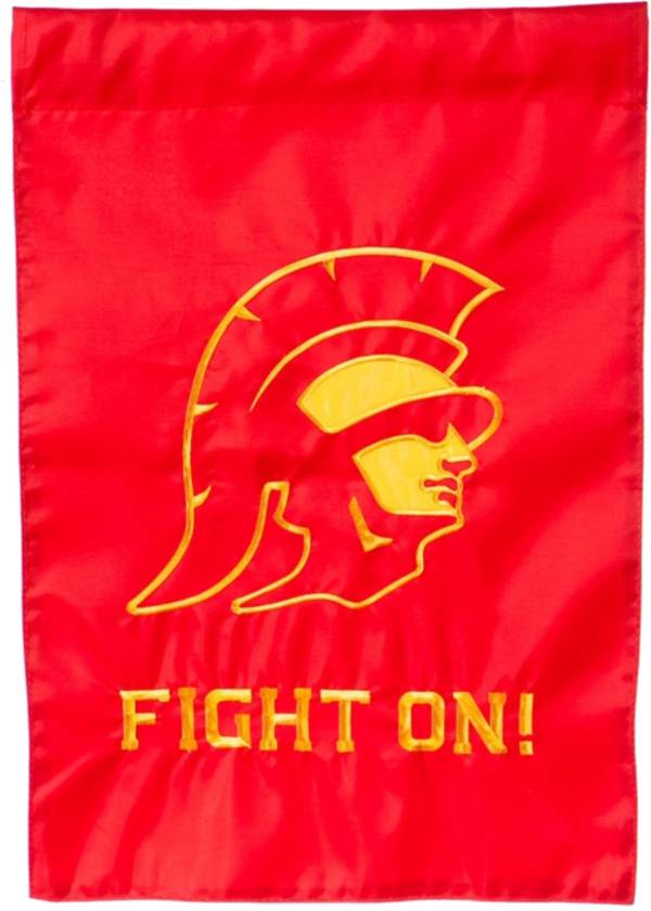 Evergreen USC Trojans Applique Garden Flag
