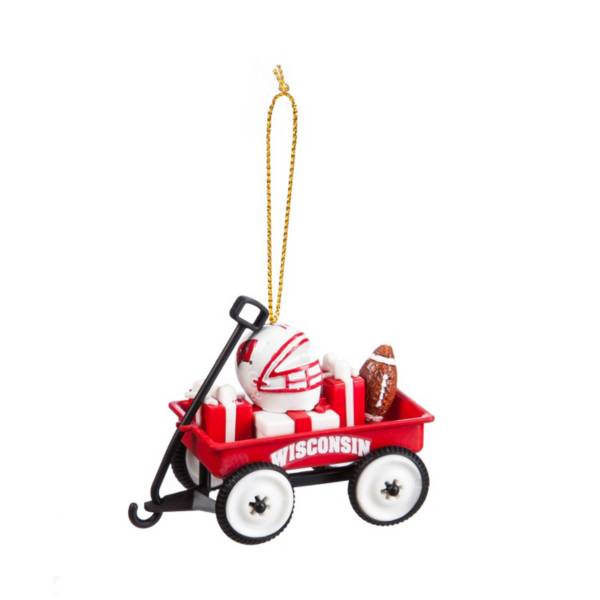 Evergreen Enterprises Wisconsin Badgers Team Wagon Ornament