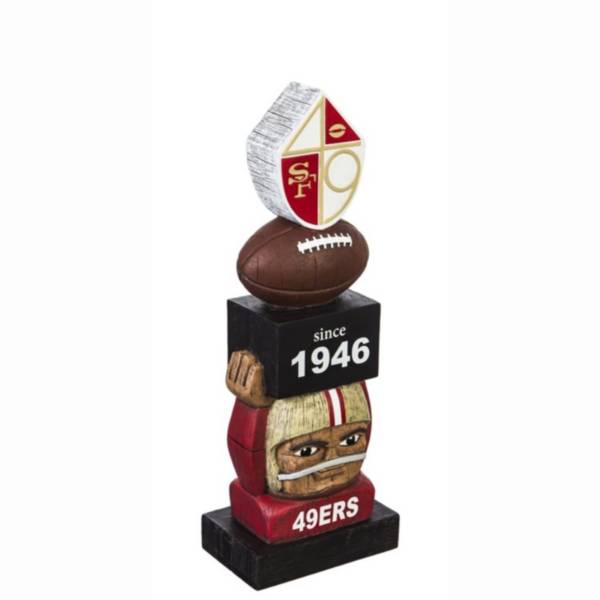 Evergreen San Francisco 49ers Vintage Tiki Totem