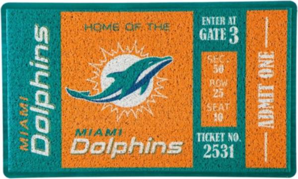 Evergreen Miami Dolphins Turf Mat