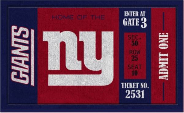 Evergreen New York Giants Turf Mat
