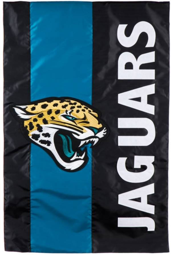 Evergreen Jacksonville Jaguars Embellish House Flag