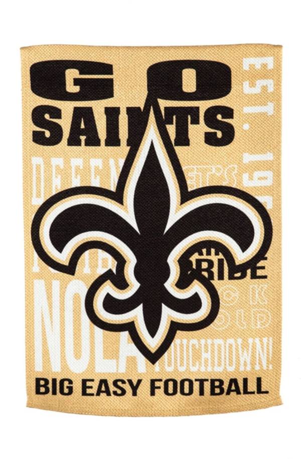 Evergreen New Orleans Saints Fan Rule House Flag