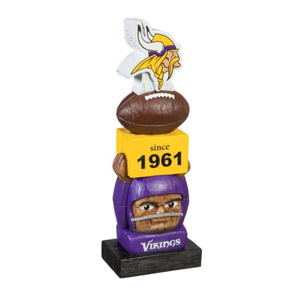 Evergreen Minnesota Vikings Vintage Tiki Totem