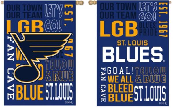 Evergreen St. Louis Blues Fan Rule House Flag