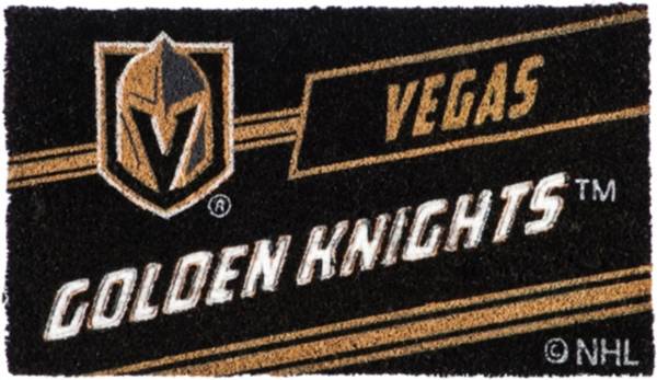 Evergreen Vegas Golden Knights Coir Punch Mat