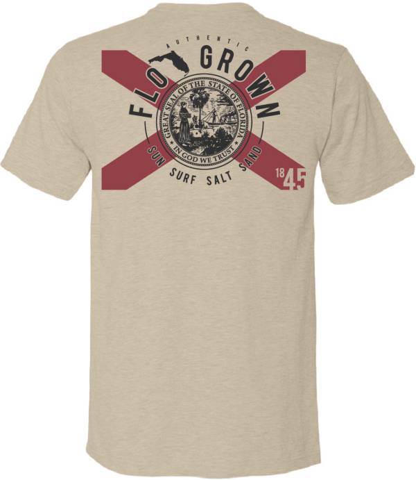 FloGrown Men's Circle Arch Flag T-Shirt