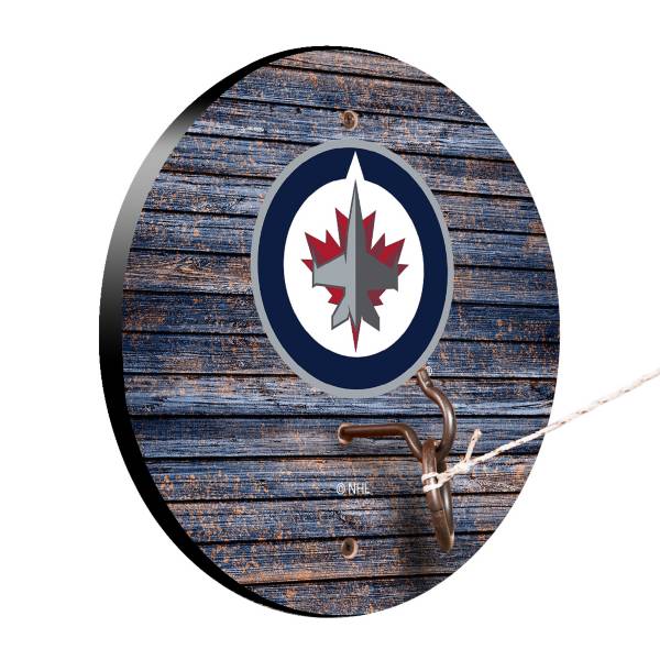 Winnipeg Jets Cornhole Boards, Tiki Toss, Jets Tailgate Games