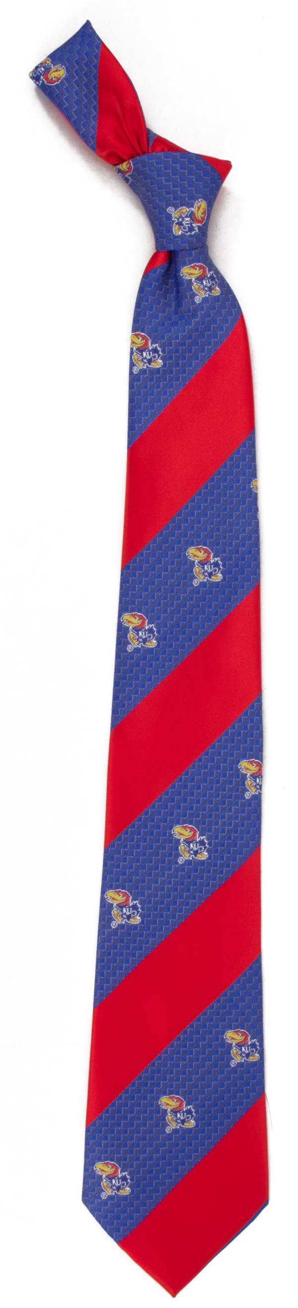 Eagles Wings Kansas Jayhawks Geo Stripe Necktie product image
