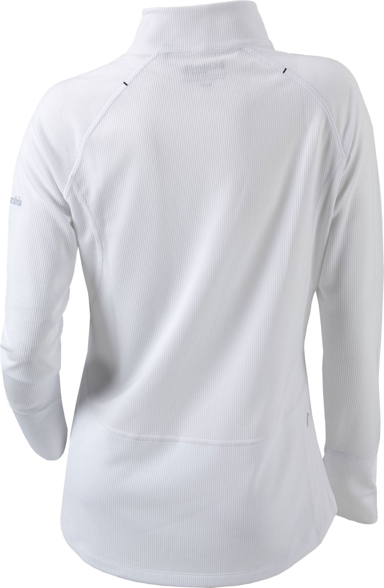 Columbia Women's Iowa Hawkeyes White Flop Shot Half-Zip Pullover Shirt product image