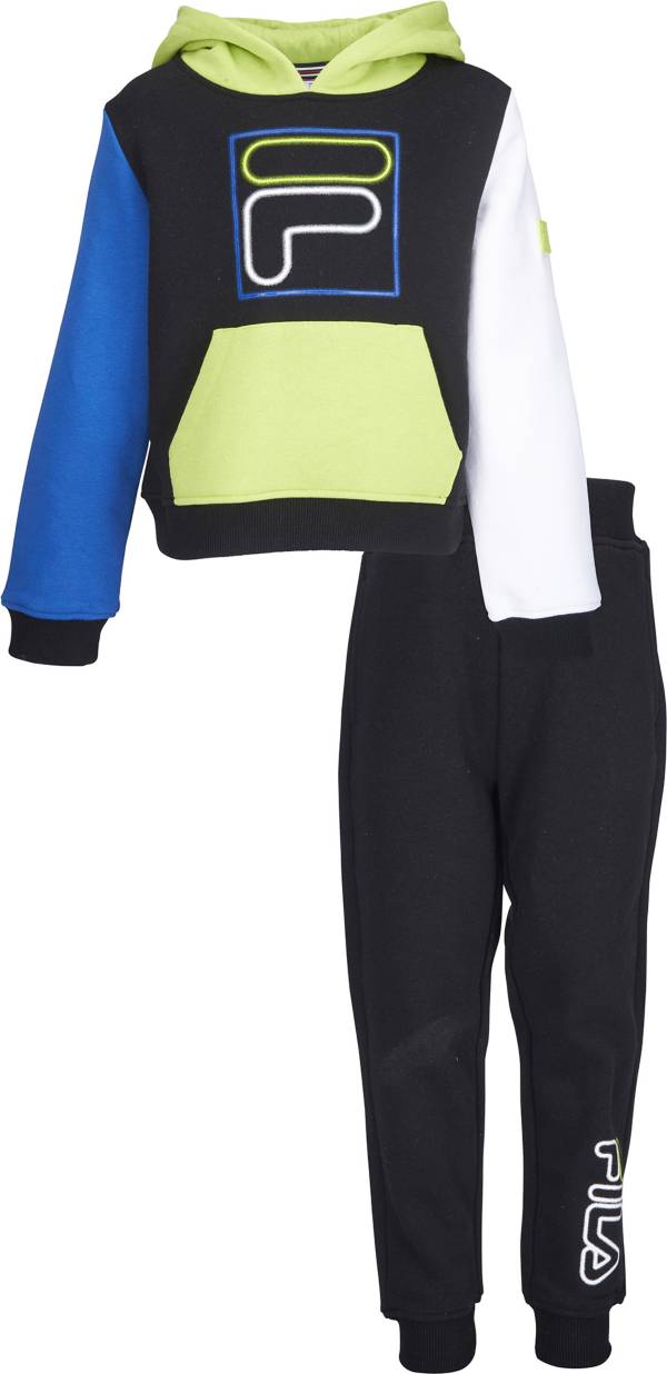 FILA Little Boys' Carlo Pullover Hoodie and Jogger Pants Set product image