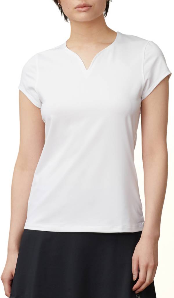 FILA Women's Foundation Cap Sleeve Tennis Top