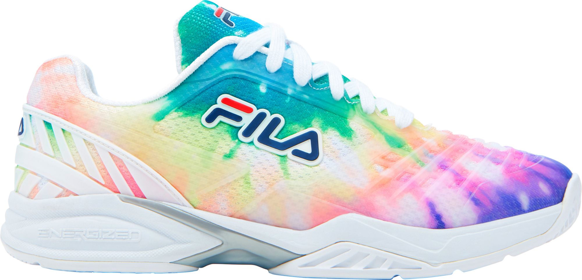 tie dye athletic shoes