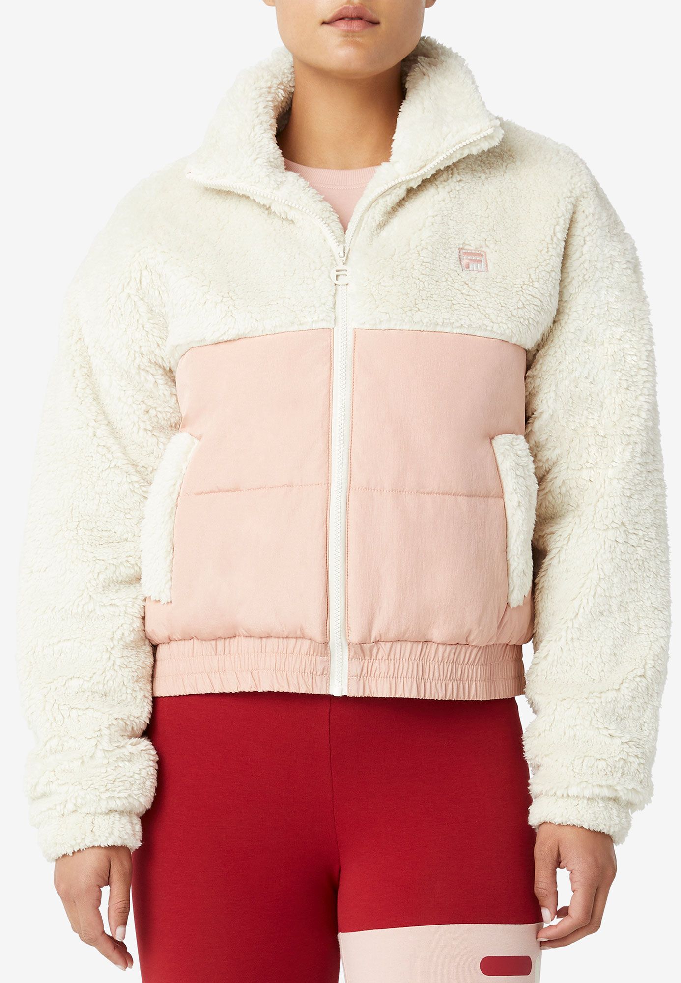 fila cropped puffer jacket