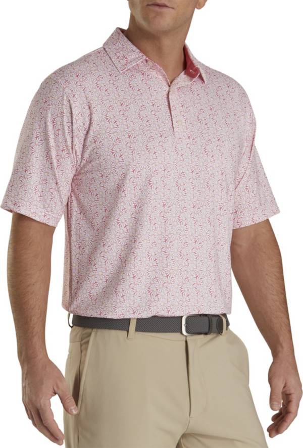 FootJoy Men's Daisy Print Golf Polo