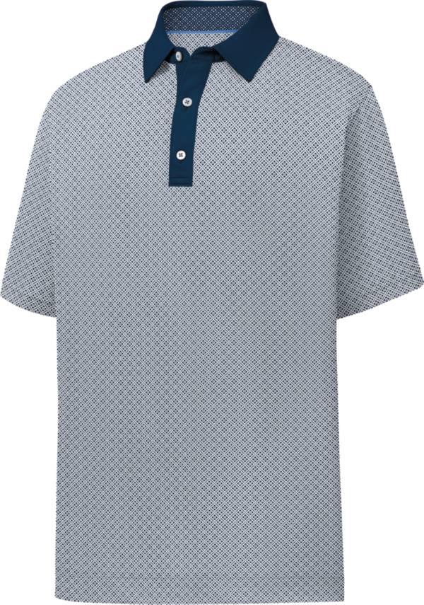 Download FootJoy Men's Lisle Foulard Print Short Sleeve Golf Polo ...