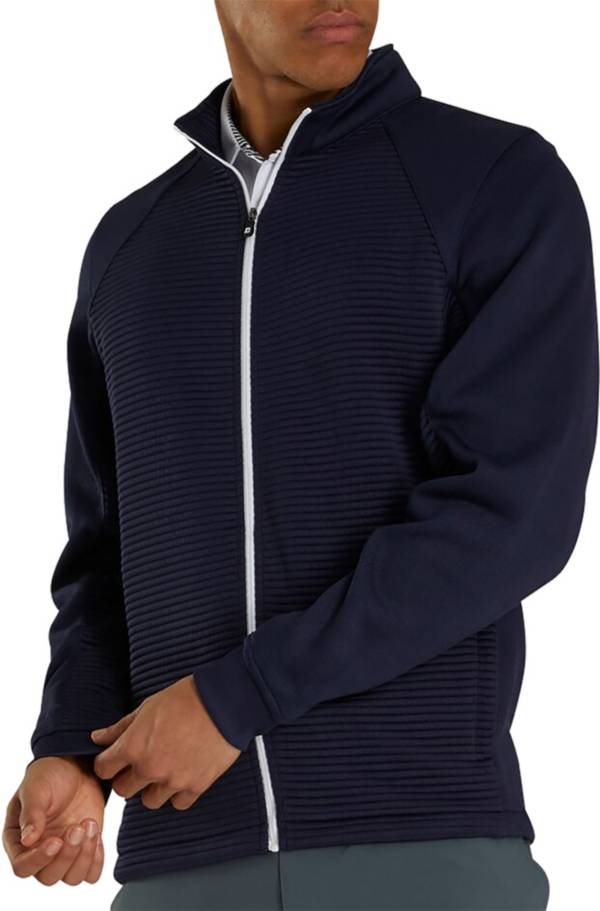 FootJoy Men's Ribbed Fleece Full-Zip Golf Jacket