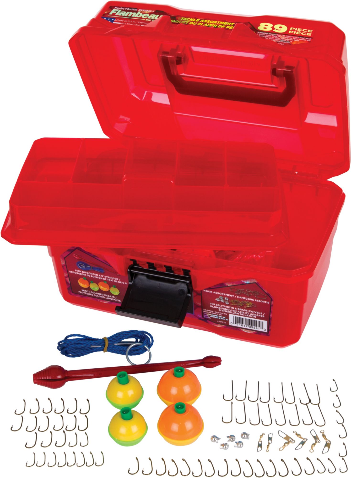 Flambeau “IKE” Big Mouth 89-Piece Tackle Box Kit product image