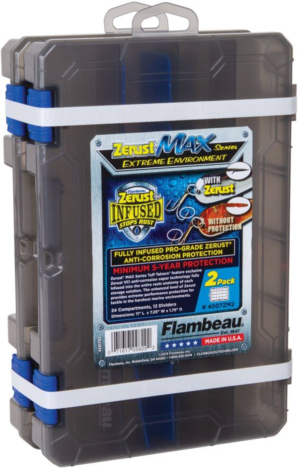 Flambeau Zerust Max Tuff Tainer 4007 Utility Box 2-Pack