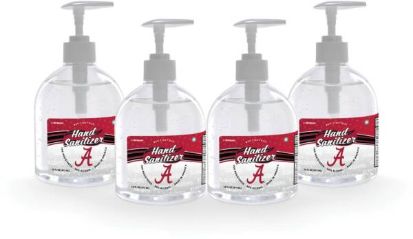 Fanmats Alabama Crimson Tide 16 oz. Pump Top Hand Sanitizer – 4 Pack