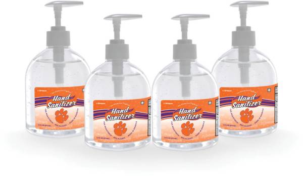 Fanmats Clemson Tigers 16 oz. Pump Top Hand Sanitizer – 4 Pack