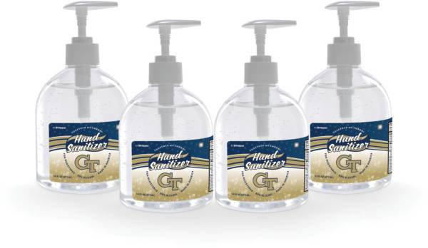 Fanmats Georgia Tech Yellow Jackets 16 oz. Pump Top Hand Sanitizer – 4 Pack