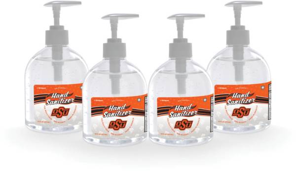 Fanmats Oklahoma State Cowboys 16 oz. Pump Top Hand Sanitizer – 4 Pack