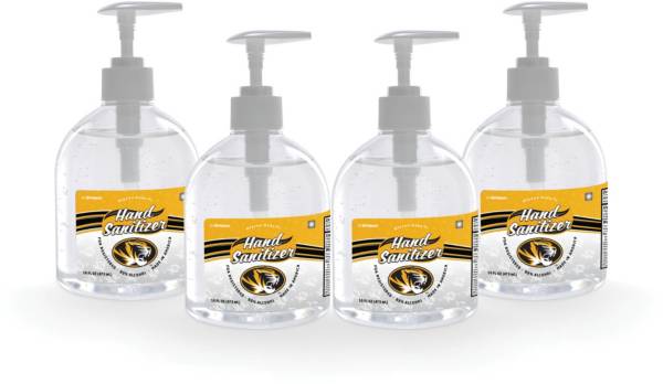 Fanmats Missouri Tigers 16 oz. Pump Top Hand Sanitizer – 4 Pack
