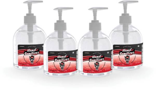 Fanmats NC State Wolfpack 16 oz. Pump Top Hand Sanitizer – 4 Pack