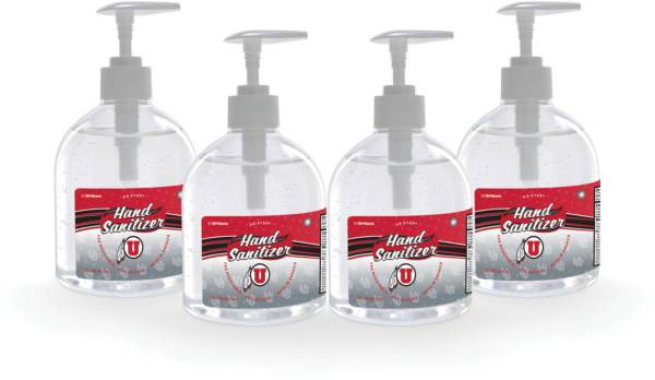 Fanmats Utah Utes 16 oz. Pump Top Hand Sanitizer – 4 Pack