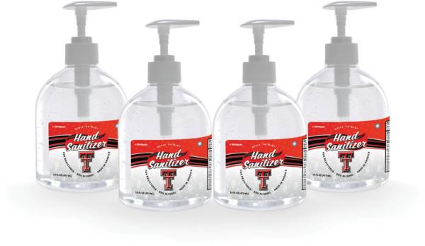 Fanmats Texas Tech Red Raiders 16 oz. Pump Top Hand Sanitizer – 4 Pack