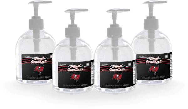 Fanmats Tampa Bay Buccaneers 16 oz. Pump Top Hand Sanitizer – 4 Pack