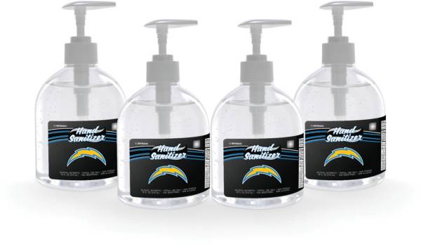 Fanmats Los Angeles Chargers 16 oz. Pump Top Hand Sanitizer – 4 Pack