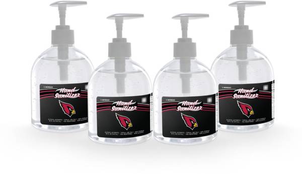 Fanmats Arizona Cardinals 16 oz. Pump Top Hand Sanitizer – 4 Pack