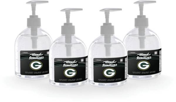 Fanmats Green Bay Packers 16 oz. Pump Top Hand Sanitizer – 4 Pack