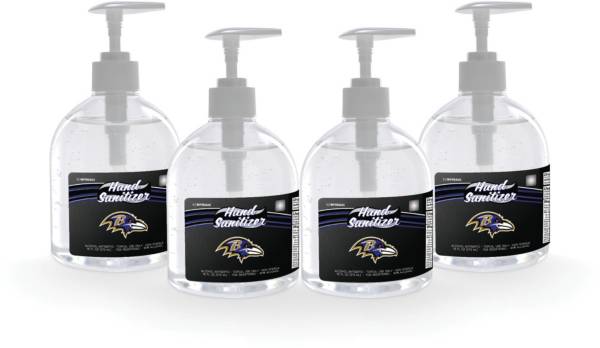 Fanmats Baltimore Ravens 16 oz. Pump Top Hand Sanitizer – 4 Pack