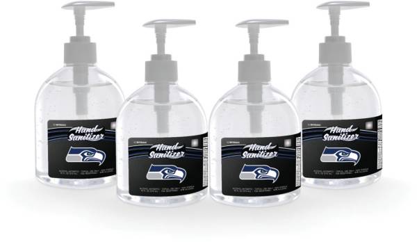 Fanmats Seattle Seahawks 16 oz. Pump Top Hand Sanitizer – 4 Pack