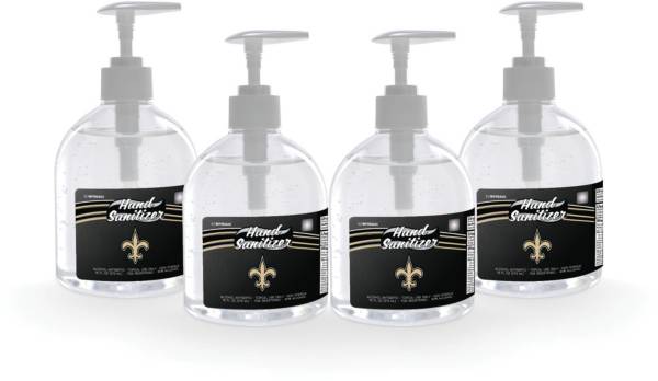Fanmats New Orleans Saints 16 oz. Pump Top Hand Sanitizer – 4 Pack