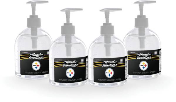 Fanmats Pittsburgh Steelers 16 oz. Pump Top Hand Sanitizer – 4 Pack