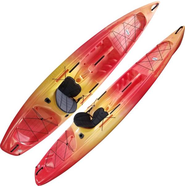 Lifetime Kokanee Orange 10 Foot 6 Inch Tandem Recreational Kayak Back Rest Included 90537 Walmart Com Tandem Kayaking White Water Kayak Kayaking