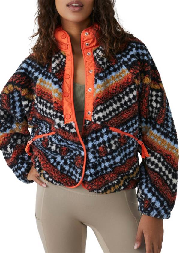 Hit The Slopes Printed Fleece Jacket