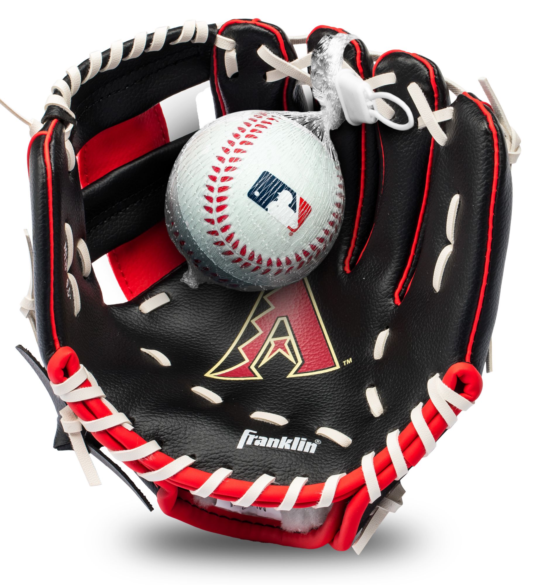 Franklin Youth Arizona Diamondbacks Teeball Glove and Ball Set